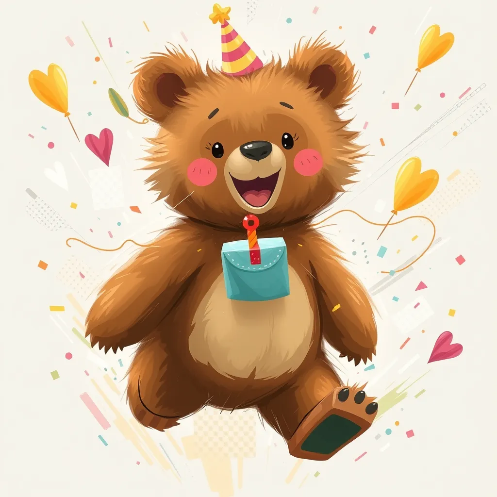 🐻🎁 "Birthday Bear’s Big Day" 🎈😂
